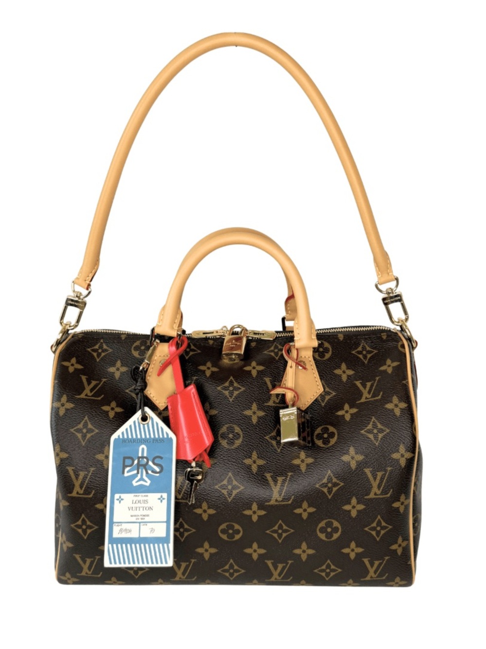 Louis Vuitton Monogram Crafty Soft Speedy 30